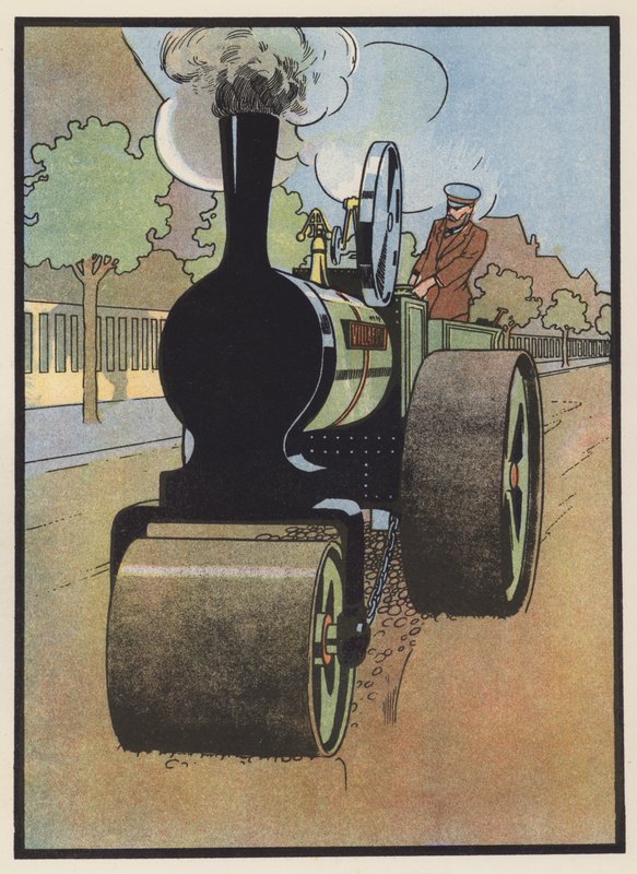 Vägrullen på jobbet av Charles Robinson