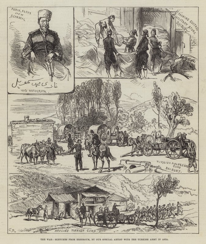 Kriget, skisser från Erzeroum av Sir John Charles Robinson