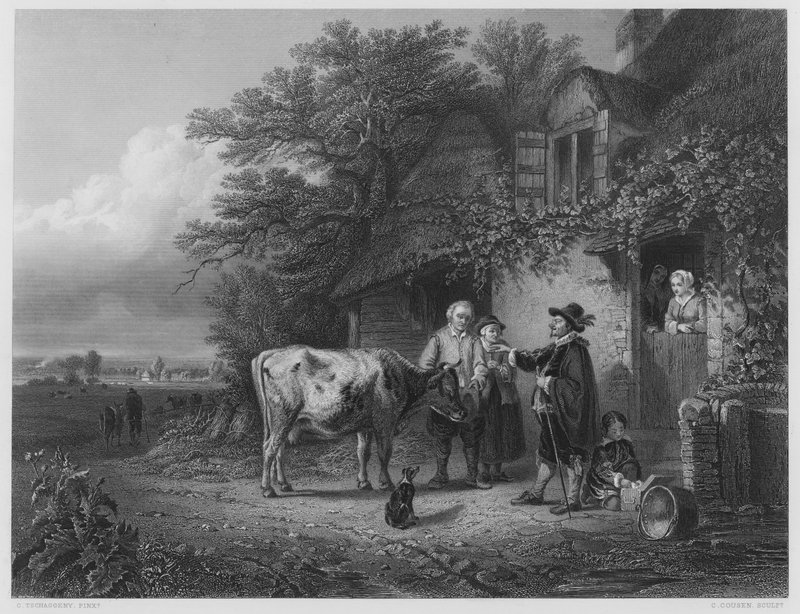 Kodoktorn, från bilden i Kungliga Samlingen (gravyr) av Charles Tschaggeny