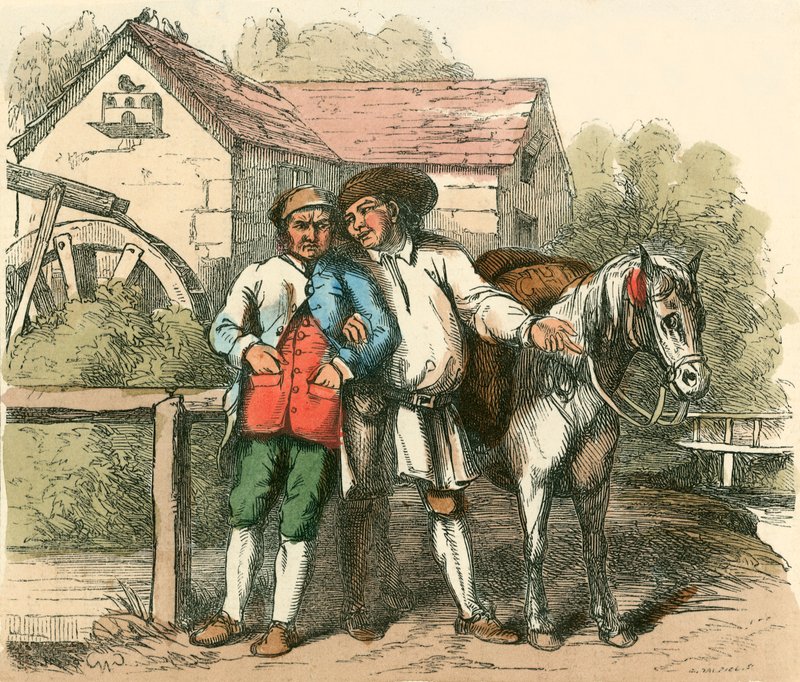 Glad beröm ponnyn av Charles West Cope