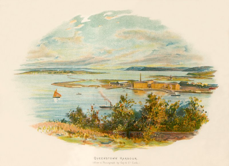Queenstowns hamn av Charles Wilkinson