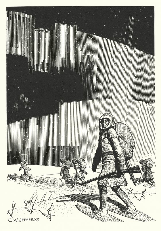 Samuel Hearne om sin resa till Coppermine av Charles William (after) Jefferys