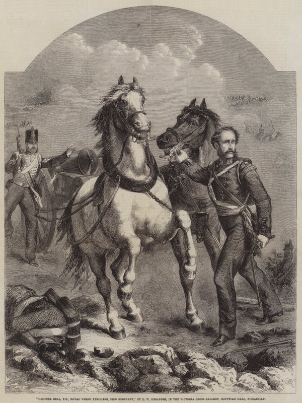 Överste Bell, VC, Royal Welsh Fusiliers, 23:e regementet av Chevalier Louis William Desanges