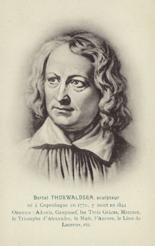 Bertel Thorvaldsen, dansk skulptör av Christoffer Wilhelm Eckersberg