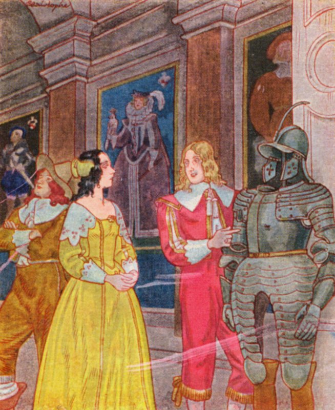Ahnengalerie / Ancestral Gallery (färglitografi) av Christophe (1856 1945)