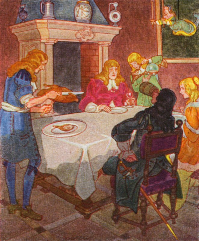 Förskärare / Förskärare (färglitografi) av Christophe (1856 1945)