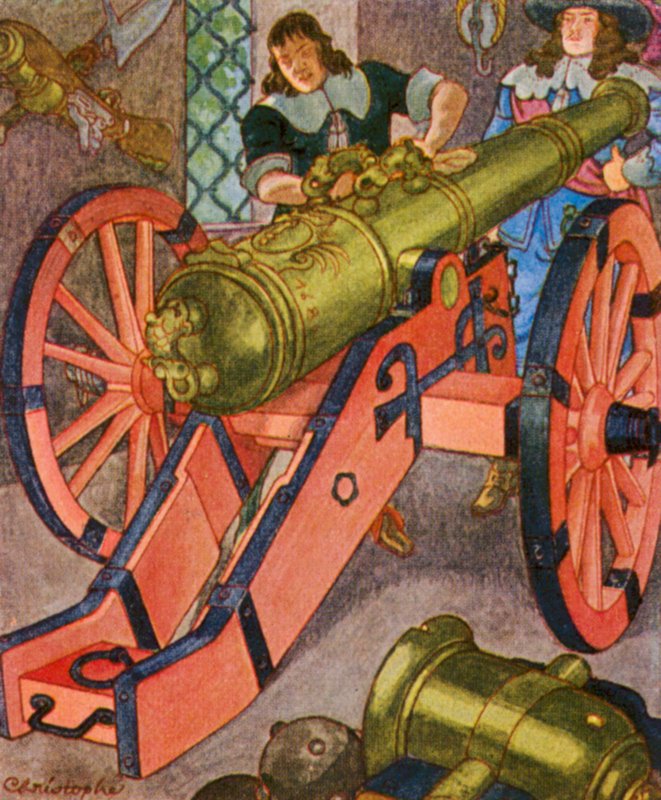 Zeugmeister / Stuff Master (färglitografi) av Christophe (1856 1945)