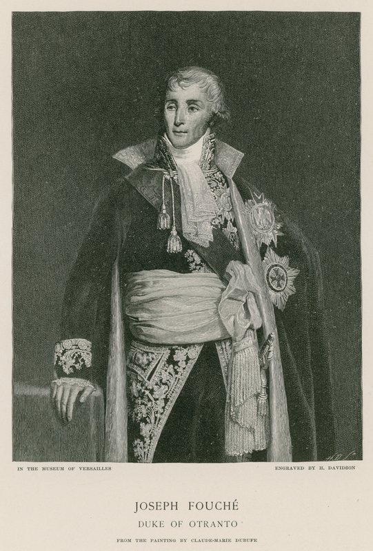 Joseph Fouche, hertig av Otranto av Claude Marie Dubufe