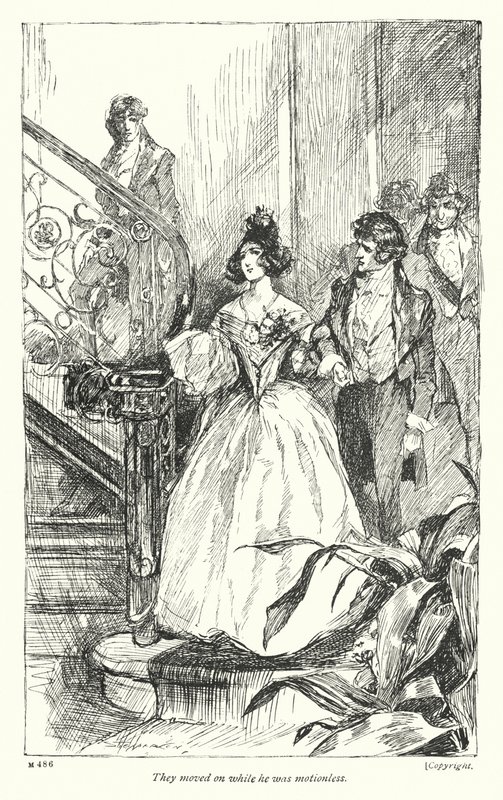 Illustration till Disraelis Coningsby (litho) av Claude Shepperson