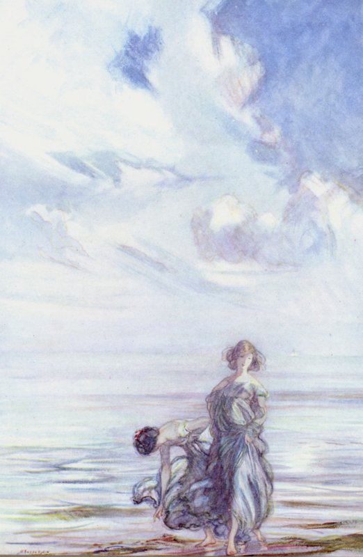 John Keats, Sonett till G A W (färg litho) av Claude Shepperson