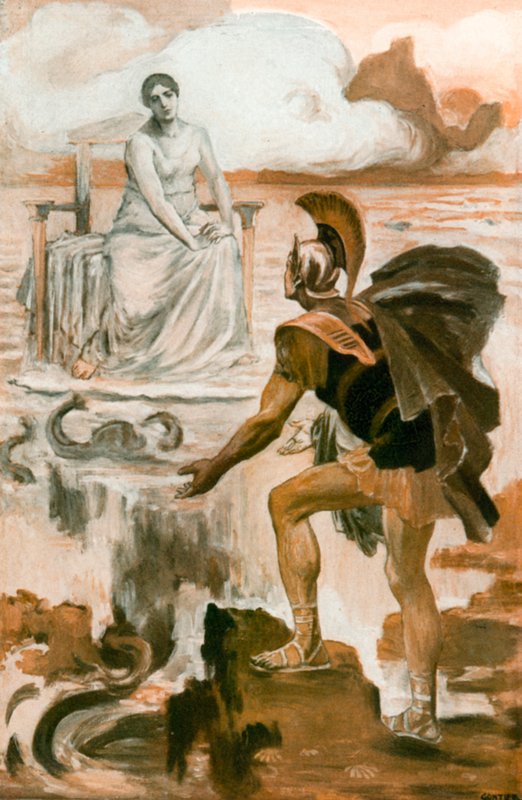 Illustration till Iliaden av Homeros av Clement Goutier
