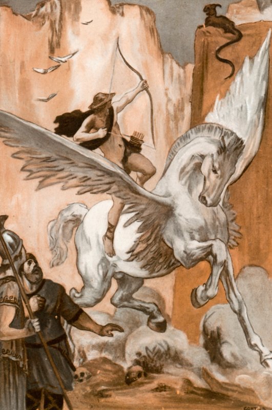 Illustration till Iliaden av Homeros av Clement Goutier