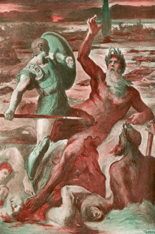 Illustration till Iliaden av Homeros av Clement Goutier