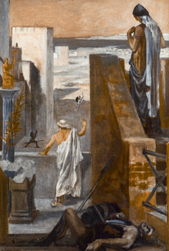 Illustration till Iliaden av Homeros av Clement Goutier