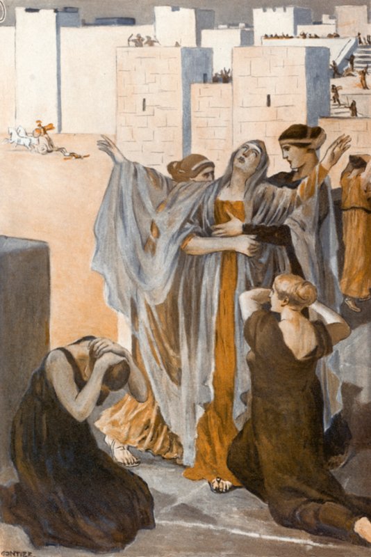 Illustration till Iliaden av Homeros av Clement Goutier