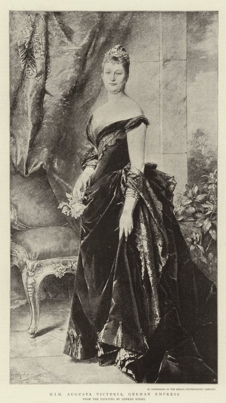 H I M Augusta Victoria, tysk kejsarinna av Conrad Kiesel