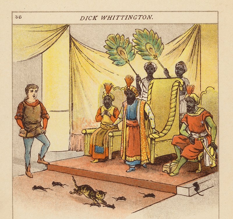 Dick Whittington (färglitografi) av Constance Haslewood
