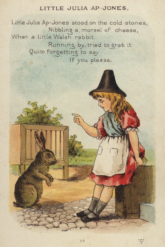 Nursery rim: Little Julia Ap-Jones (chromolitho) av Constance Haslewood