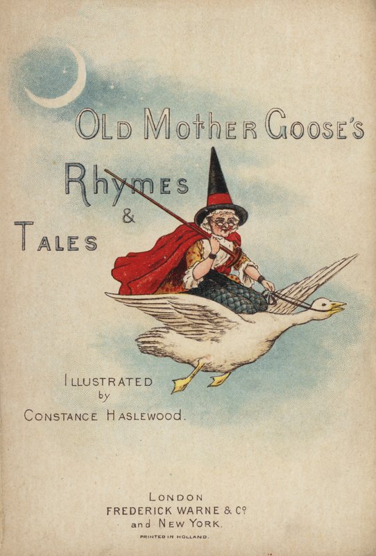 Titelsidesillustration för Old Mother Goose