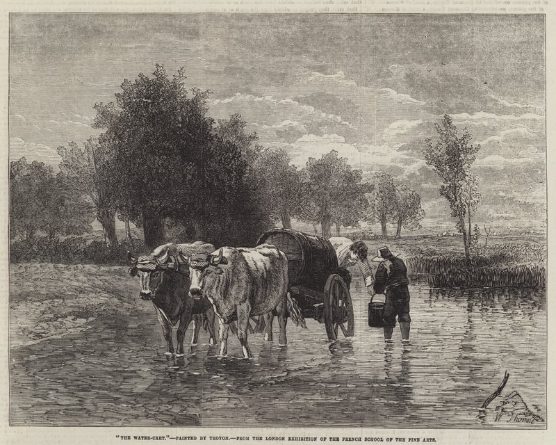 Vattenvagnen av Constant Emile Troyon