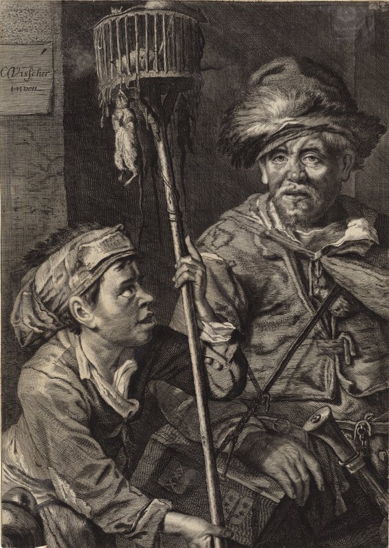 Råttfångare av Cornelis Visscher