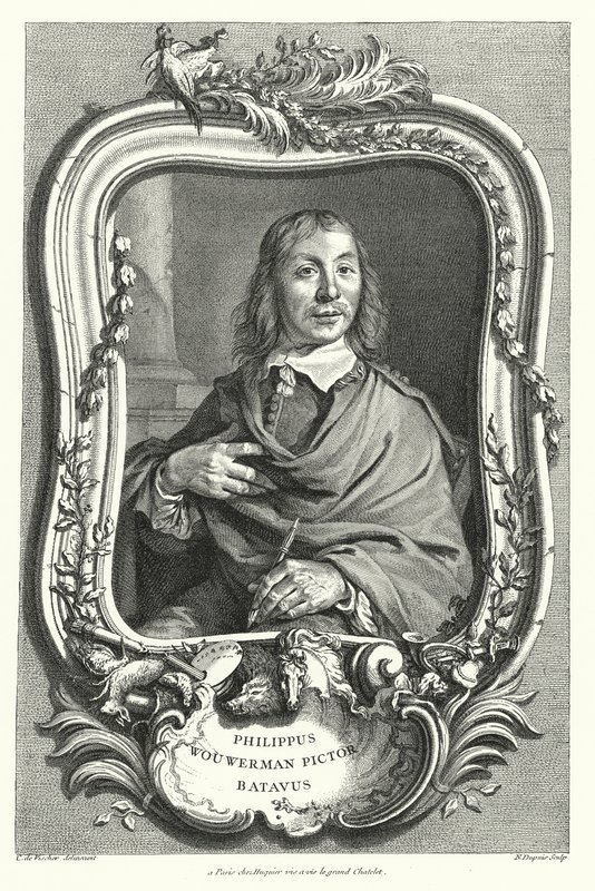 Philips Wouwerman, holländsk målare av Cornelis after Visscher