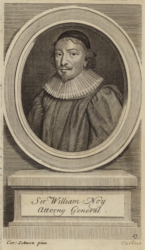 Sir William Noy av Cornelius Janssen van Ceulen
