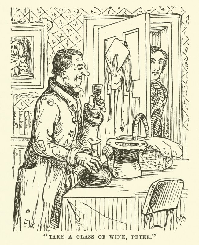 Illustration för Little Mr Bouncer och hans vän Verdant Green av Cuthbert Bradley