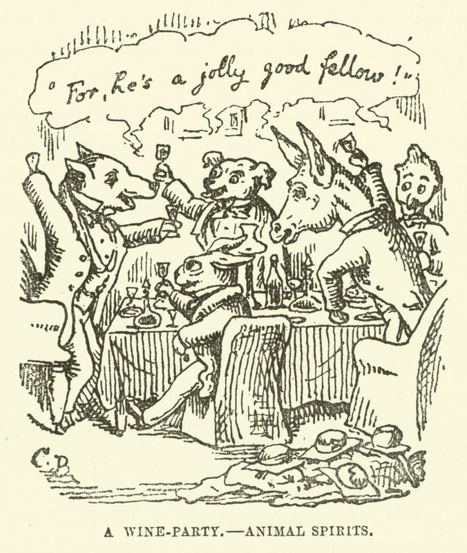 Illustration för Little Mr Bouncer och hans vän Verdant Green av Cuthbert Bradley