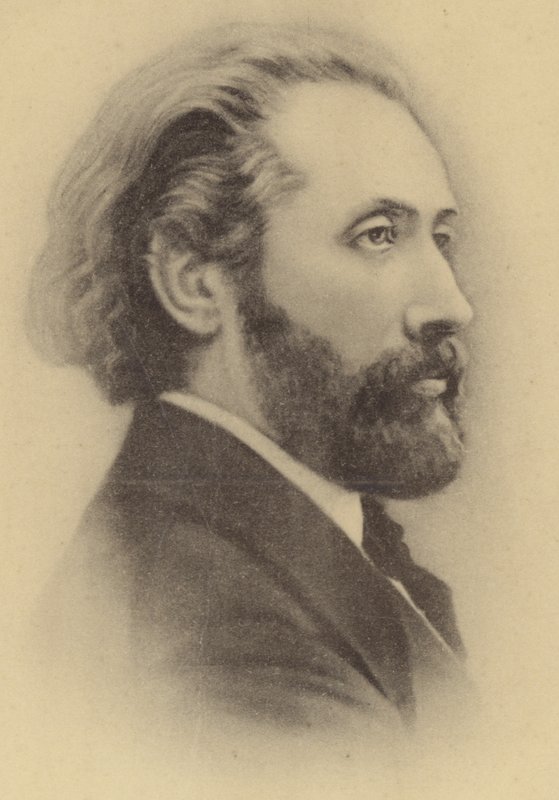 Porträtt av Julius Schulhoff av Czech Photographer