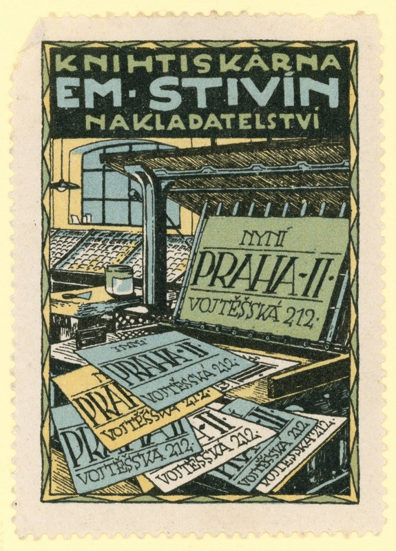 Em Stivin tryckeri och förlag, Prag av Czech School
