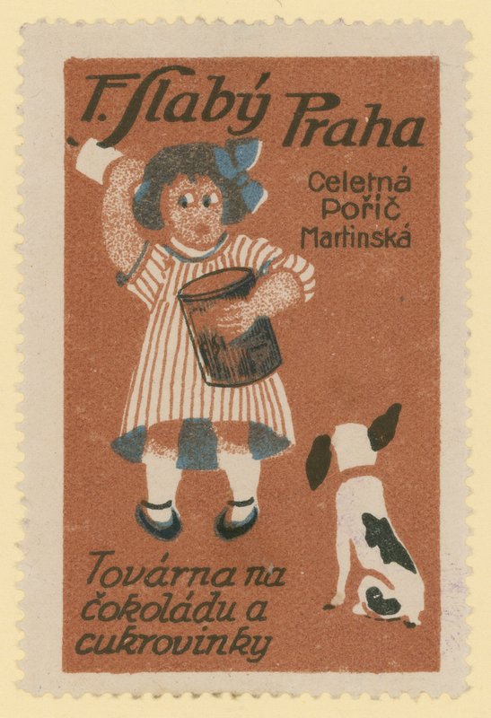 F Slaby choklad- och sockerkonfektyrfabrik, Prag av Czech School