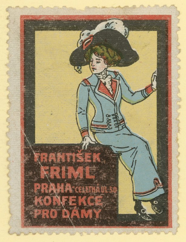 Frantisek Friml damkläder, Prag av Czech School
