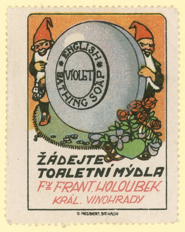 Frantisek Holoubek Violet Engelsk badtvål av Czech School