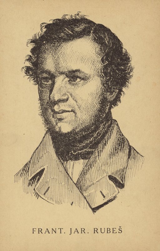 Frantisek Jaromir Rubes (1814-1853), tjeckisk advokat, författare och dramatiker av Czech School