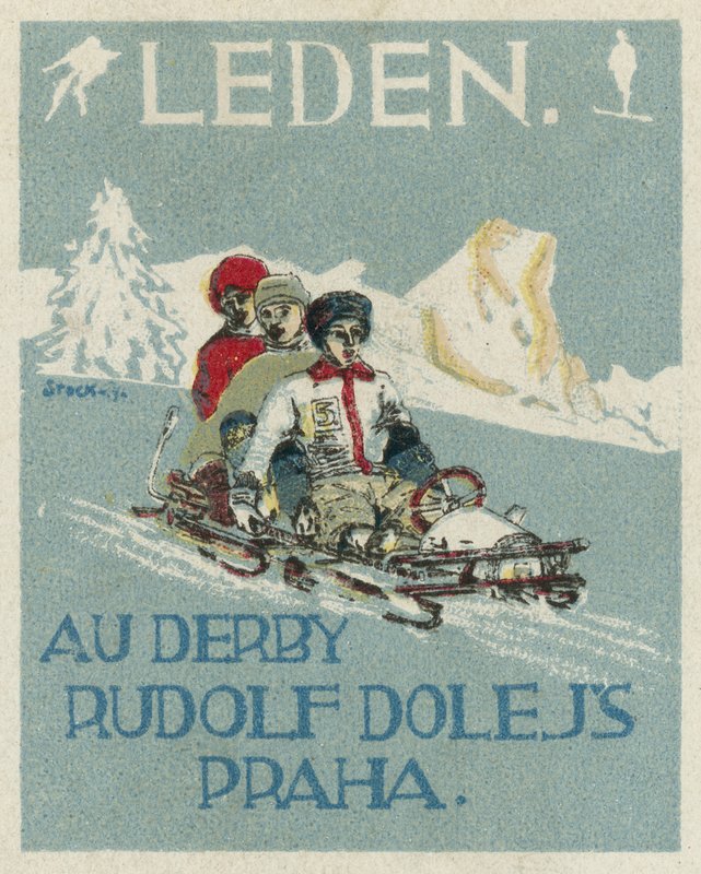 januari. Au Derby Rudolf Dole mode, Prag av Czech School