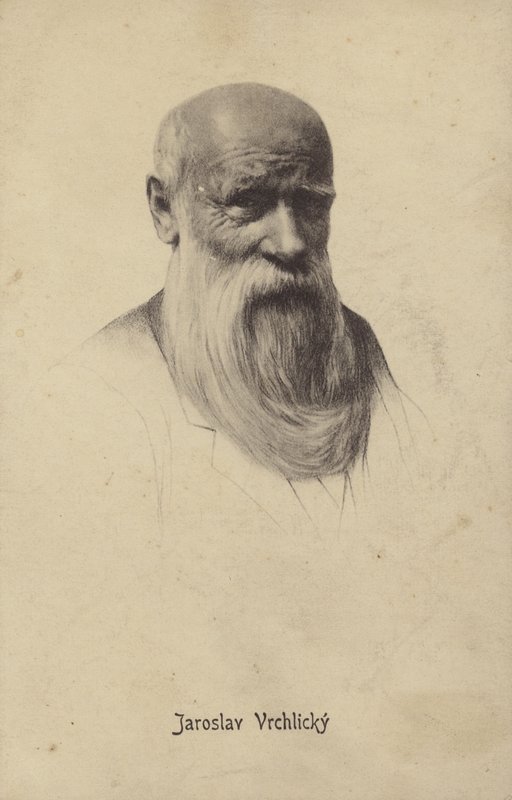 Jaroslav Vrchlicky (1853-1912), tjeckisk poet av Czech School