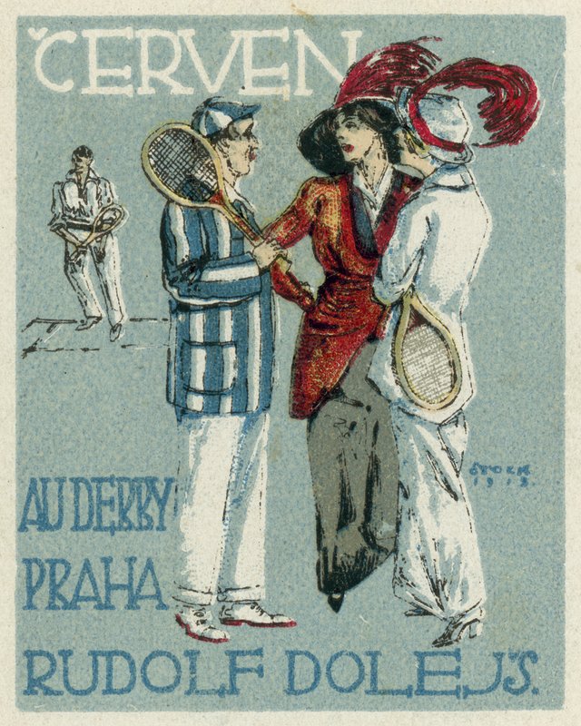 juni. Au Derby Rudolf Dole mode, Prag av Czech School
