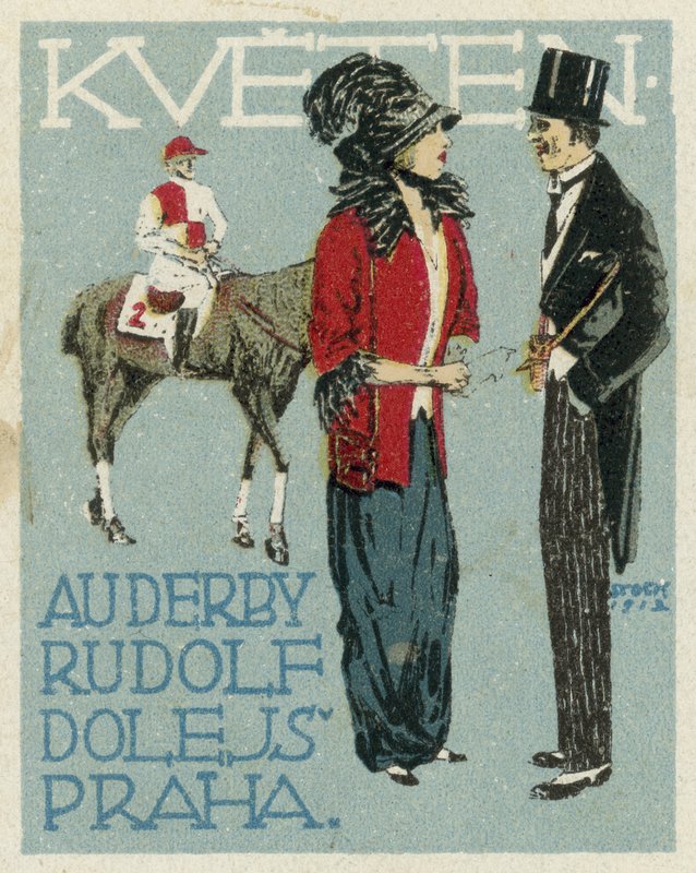 Maj. Au Derby Rudolf Dole mode, Prag av Czech School