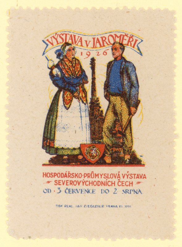 Northeastern Bohemia Economic and Industrial Exhibition, Jaromer, Tjeckoslovakien, 1926 av Czech School