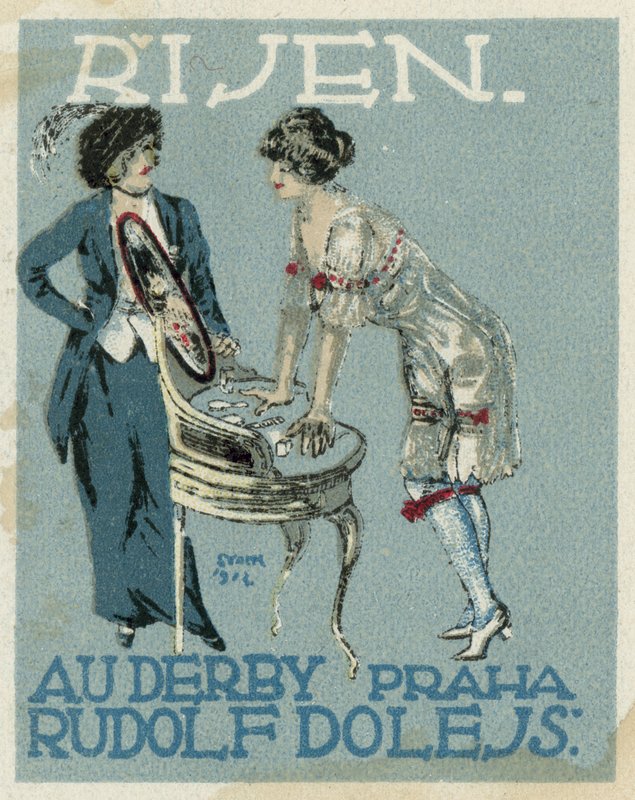 oktober. Au Derby Rudolf Dole mode, Prag av Czech School