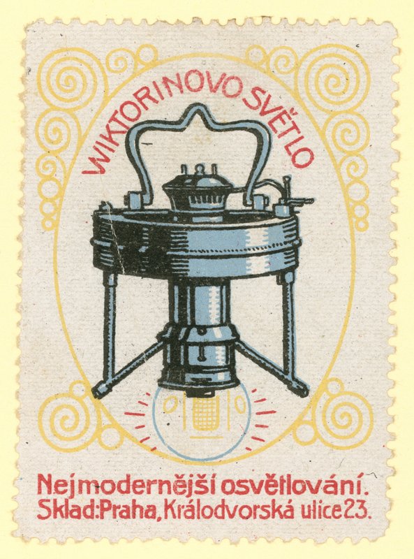 Viktorinovo elektriska glödlampor av Czech School