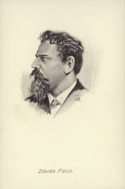 Zdenek Fibich, tjeckisk kompositör (1850-1900) av Czech School