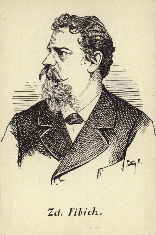 Zdenek Fibich, tjeckisk kompositör (1850-1900) av Czech School
