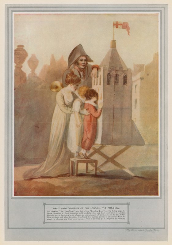 Street Entertainments in Old London: The Peep-Show av D. Robert