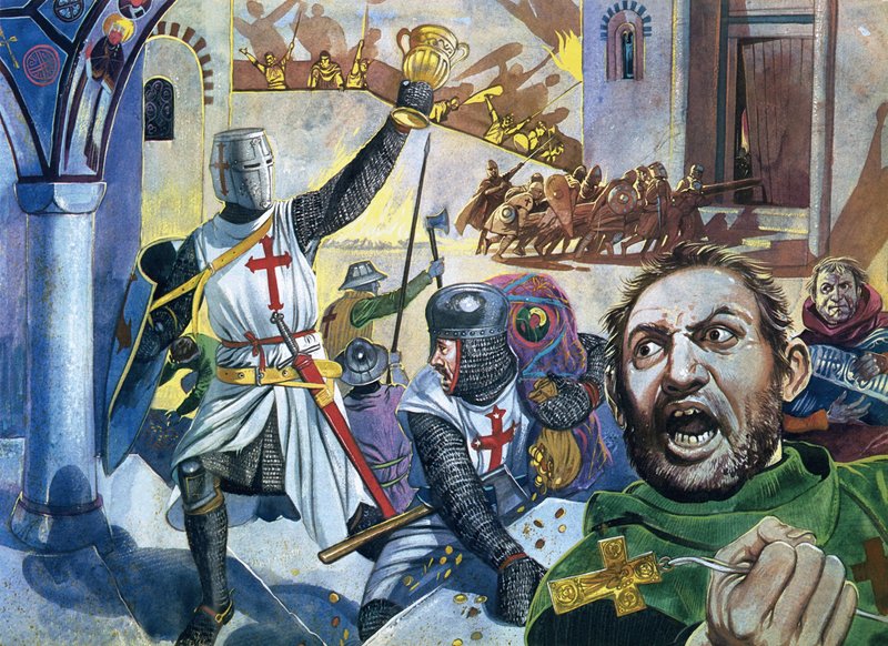 Korsfarare plundrar Konstantinopel av Dan Escott