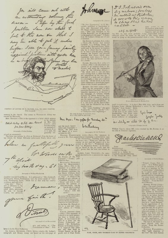 Dyce och Forster-samlingarna av Daniel Maclise