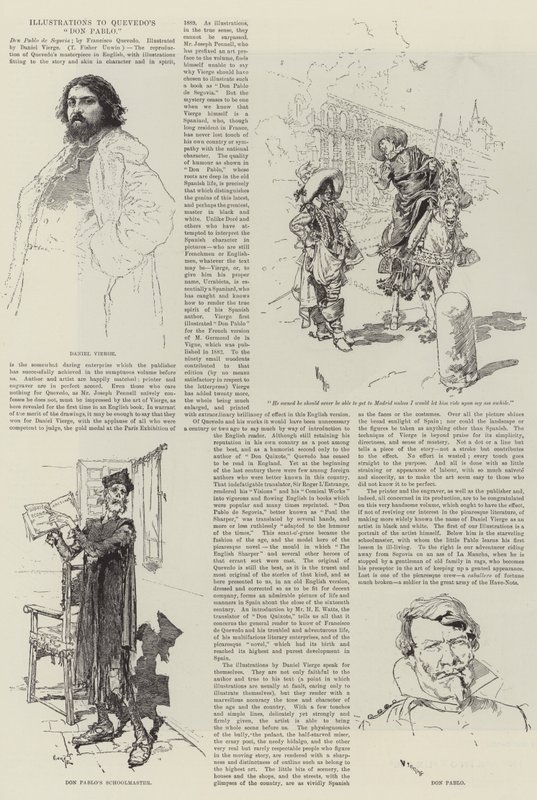 Illustrationer till Quevedos Don Pablo av Daniel Urrabieta Vierge