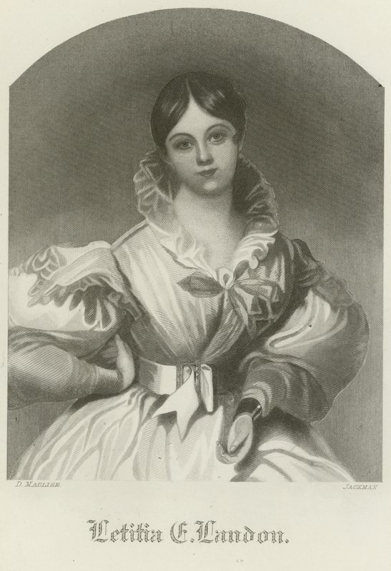 Letitia Elizabeth Landon av Daniel Maclise