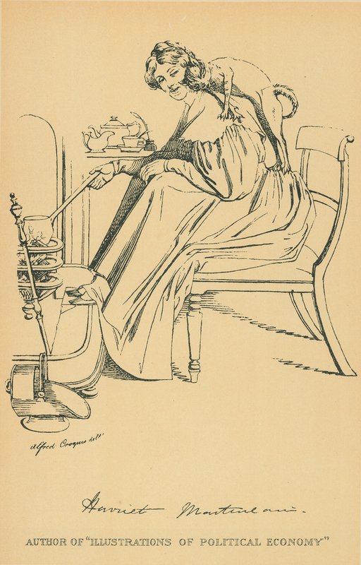 Miss Harriet Martineau av Daniel Maclise